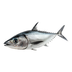 Fototapeta premium Bullet tuna fish isolated on transparent background
