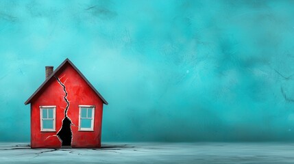 Broken Home: Child Art Symbolizing Family Divide