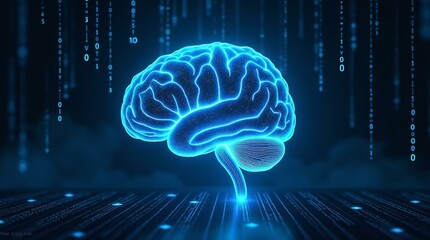 Artificial Intelligence Brain – Neural Network, Machine Learning, Digital Technology, Brain Science, Data Processing |  High Resolution 300 DPI image