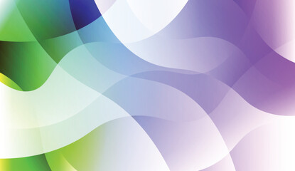 Abstract Shiny Waves. For Your Design Ad, Banner, Cover Page. Vector Illustration with Color Gradient.