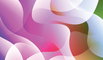 Abstract Background With Dynamic Effect. For Futuristic Ad, Booklets. Vector Illustration with Color Gradient.