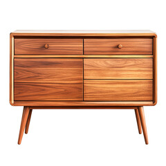 Elegant Wooden Chest of Drawers Mid Century Modern Design Home Decor