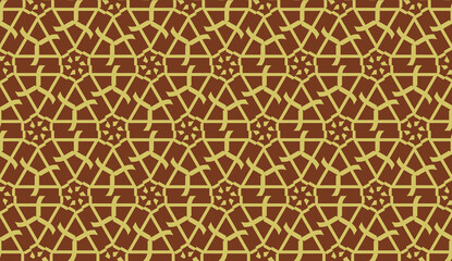 Modern elegant background Triangles, lines.. For your design. Brown color. Vector seamless pattern in geometric style.
