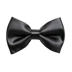 Elegant Black Bow Tie Classic Formal Fashion Accessory
