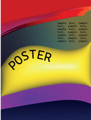 Abstract vector poster