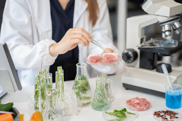 Microbiologists & Nutrition Specialists and medicine, Molecular Analysis in Food Science Labs.