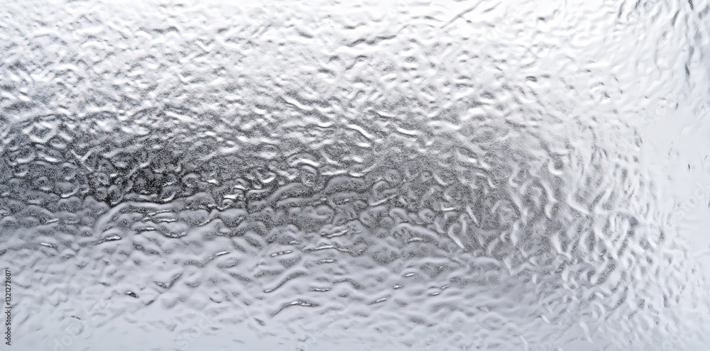 Aufkleber a textured, frosted glass surface reflecting light, creating a unique pattern and obscuring the view