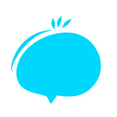 colorful blank empty speech bubbles
