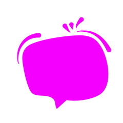 colorful blank empty speech bubbles
