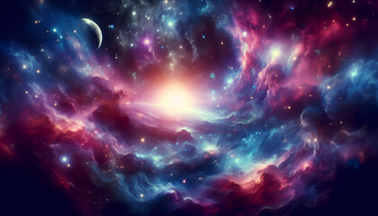 Naklejka premium space of space