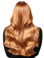 Fototapeta premium Woman with long, wavy blonde hair