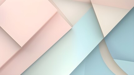Obraz premium Minimal pastel background | Simple light blue pink beige gradient | Clean background for PPT, design, presentation