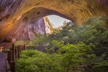 Fototapeta premium Devetashka Cave in Bulgaria, inside view