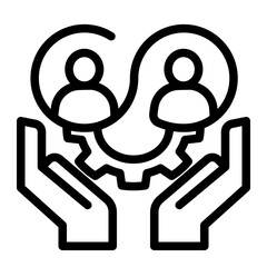 Inclusive Icon - Outline Style - Business Value Themes