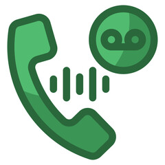 Call Recording Icon For Design Element