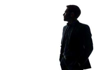 Silhouette of a Businessman