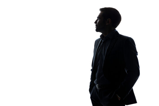Silhouette of a Businessman
