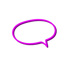 Fototapeta premium chat bubble line 