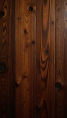 Fototapeta premium Deep brown wood, heavily scratched, aged texture, old wood, scratched wood