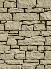 Obraz premium Rough-hewn stone wall texture, modern design, textured, beige