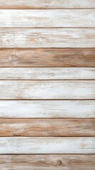 Fototapeta premium Whitewashed wood planks background texture