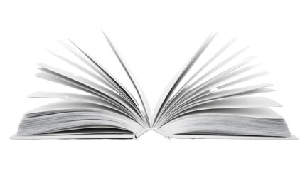 Obraz premium blank white hard cover book cut out isolated on white background