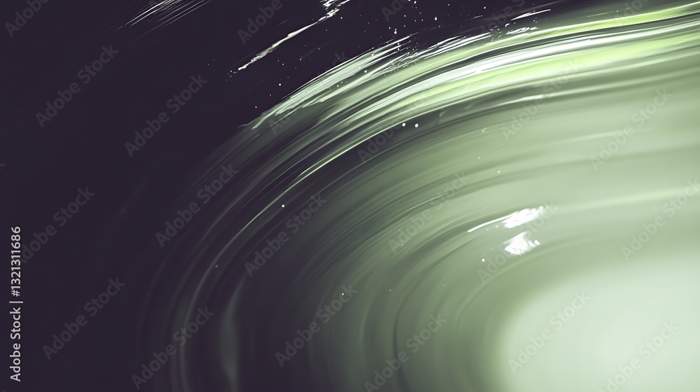 Poster Abstract swirls and lines creating an ethereal and luminous composition