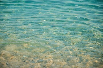 The purest water of the Mediterranean Sea