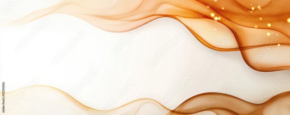 Poster abstract art background concept. abstract flowing waves with warm colors, ideal for backgrounds and 