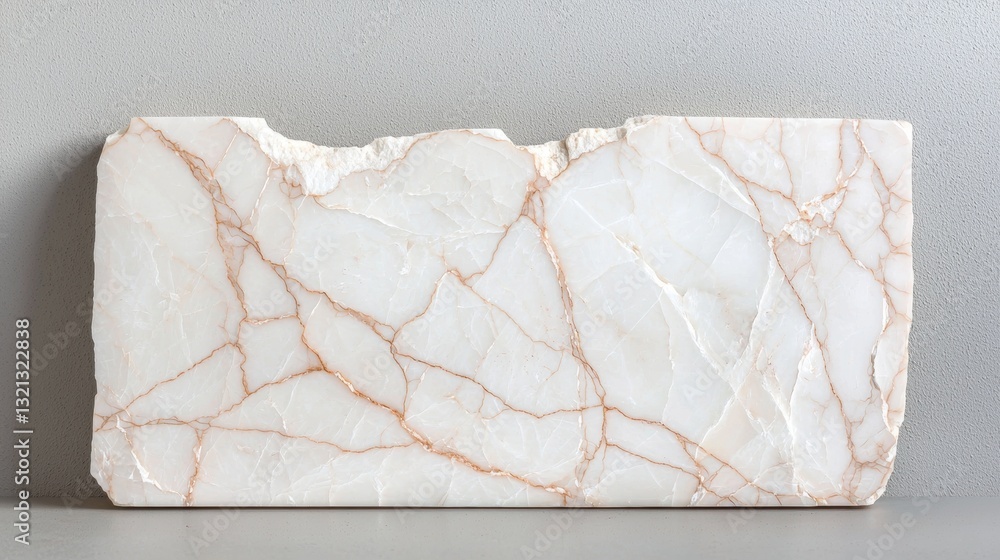 Aufkleber rectangular rectangular object with a white marble-like texture. the surface of the object is smooth