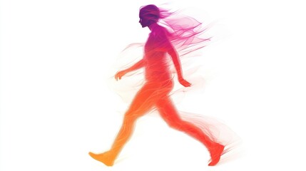 A woman walks alone with a veil covering her face, great for mystery and suspense themes