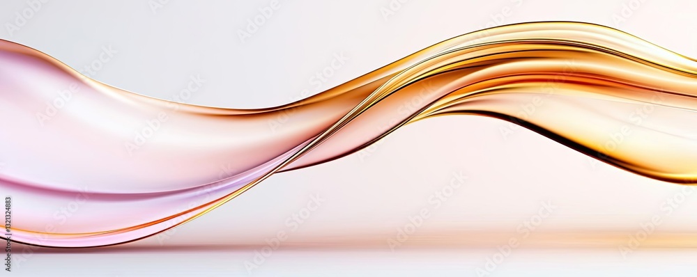 Aufkleber abstract art background concept. abstract flowing waves in warm colors create a soothing visual expe