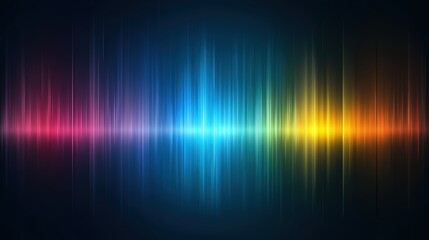 Abstract music background with colorful flowing lines, a vibrant and dynamic design for music projects
