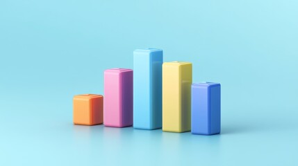 A clean and structured D bar chart with color-coded bars, enhancing data comparison.