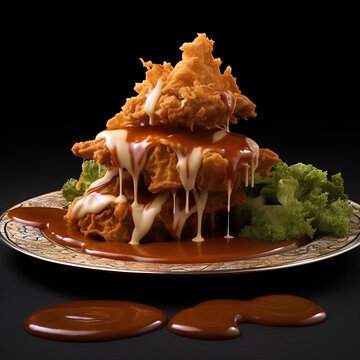 Frim Fram Sauce with Ausen Fay and Chafa Dish