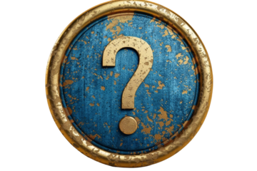 Missing 3D Render Icon – Isolated on Transparent Background