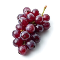 red grape isolated on white background