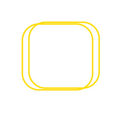 Obraz premium Gold rectangle frame 