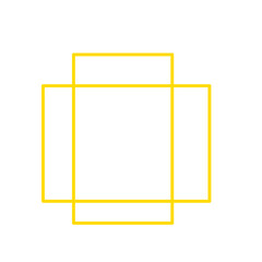 Gold rectangle frame
