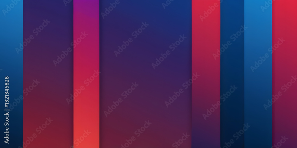 Poster striped abstract in gradient colors: a striking composition of vertical stripes in an array of gradi