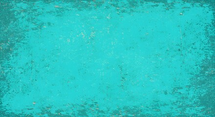 Abstract Turquoise Texture with Grunge Effect for Creative Backgrounds