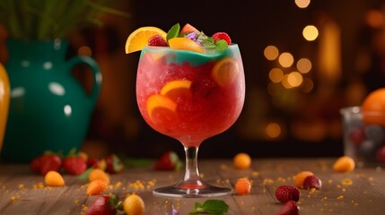 Refreshing Summer Fruit Slush