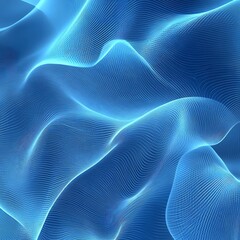 Abstract blue wavy lines background. (1)