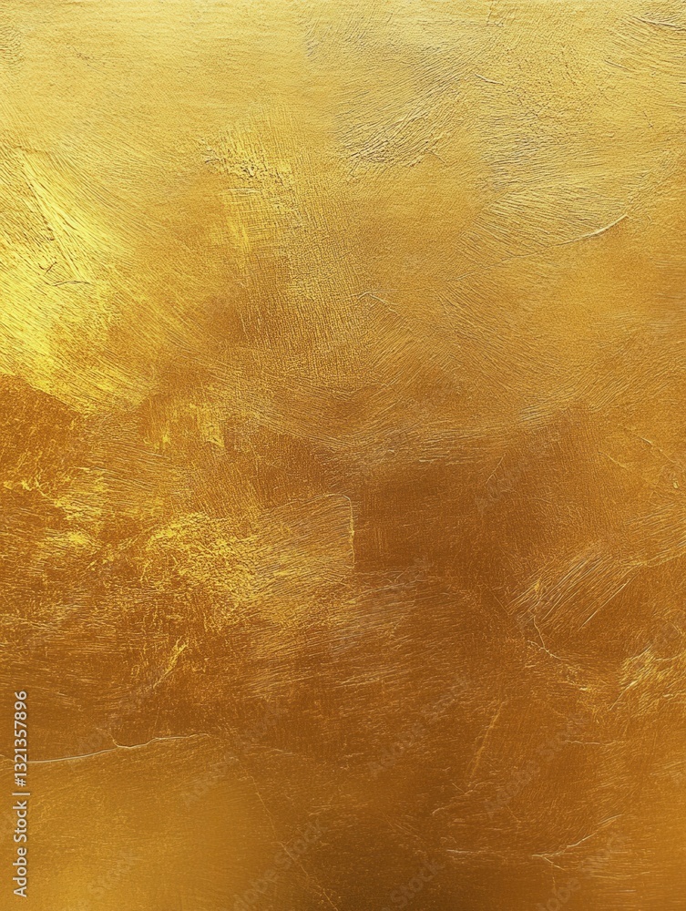 Aufkleber textured golden surface with varied highlights and subtle brush strokes, creating a rich and dynamic