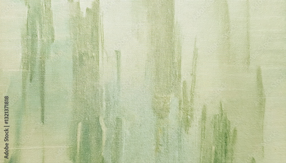 Leinwandbilder textured green abstract painted canvas with soft brush strokes and subtle gradient for background, d