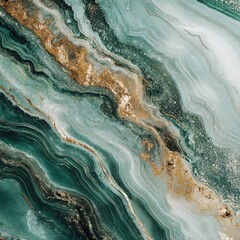 Teal gold marble texture background (1)