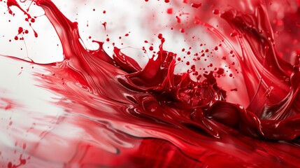 red wine splash