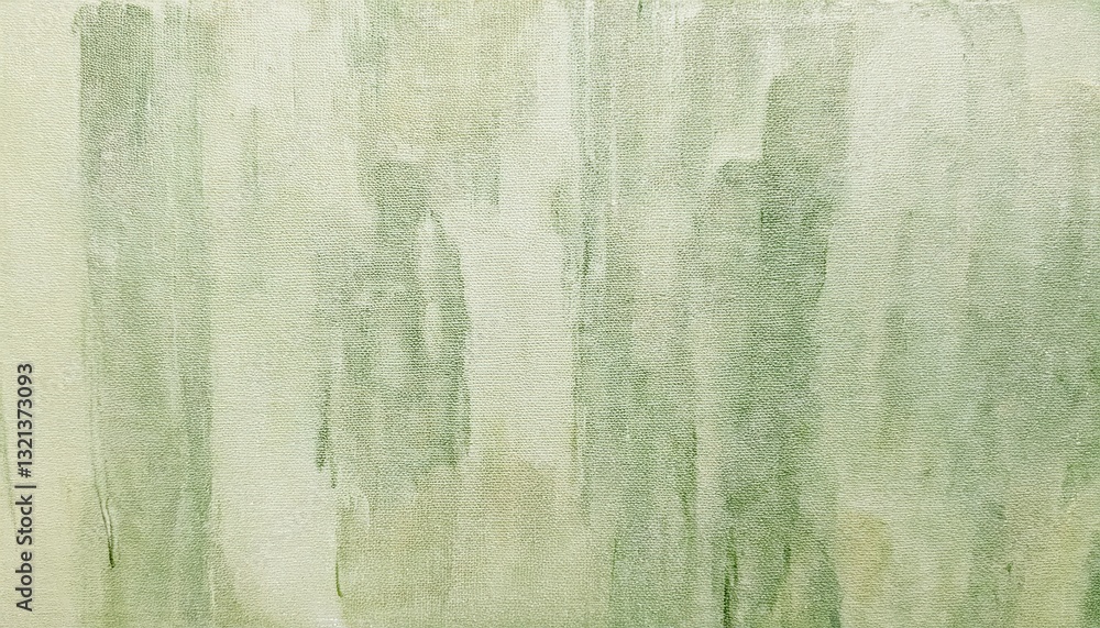 Fototapete textured green abstract painted canvas with soft brush strokes and subtle gradient for background, d