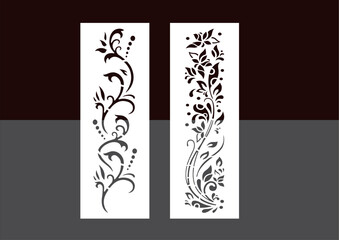  Kitchen and Hall Jali geometric CNC jaali pattern for laser cutting and interior designing vector graphics