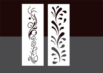  Kitchen and Hall Jali geometric CNC jaali pattern for laser cutting and interior designing vector graphics